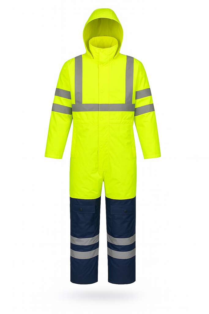 OVEROL PARA LLUVIA TERMICO DE ALTA VISIBILIDAD