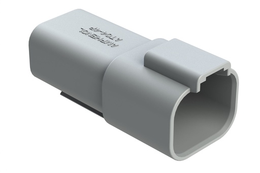 [[AT04-4P] ] AT RECEPTACULO MACHO 4 PINES