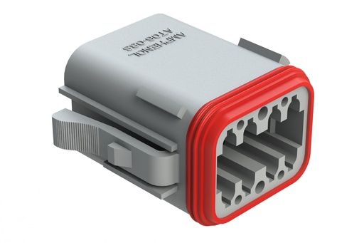 [[AT06-08SA] ] AT RECEPTACULO HEMBRA 8 PINES